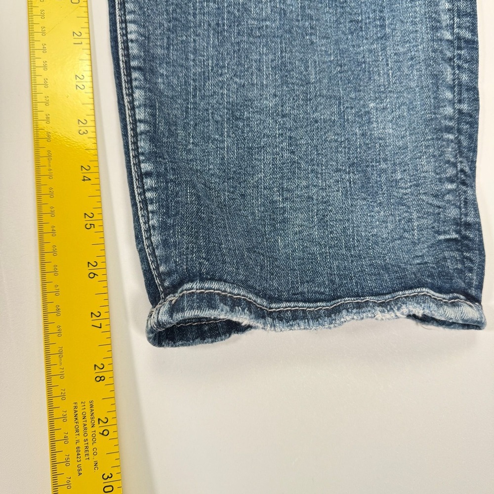 Silver Jeans Co Sam Boyfriend Womens Plus 20 40x27 Distressed Stretch Crop Jeans - Picture 5 of 15